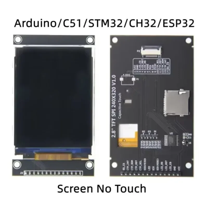 DIYmall 2.8 Inch SPI TFT IPS Capacitive Touch LCD Display Module 240x320 Compatible with Arduino for DIY Electronics