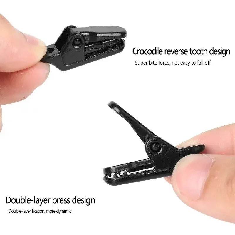 10Pcs Awning Clamp Tarp Clips Camping Survival Tighten Tool Camping Tents Awning Wind Rope Clamp Camping Shade Net Fixing Clips view 2
