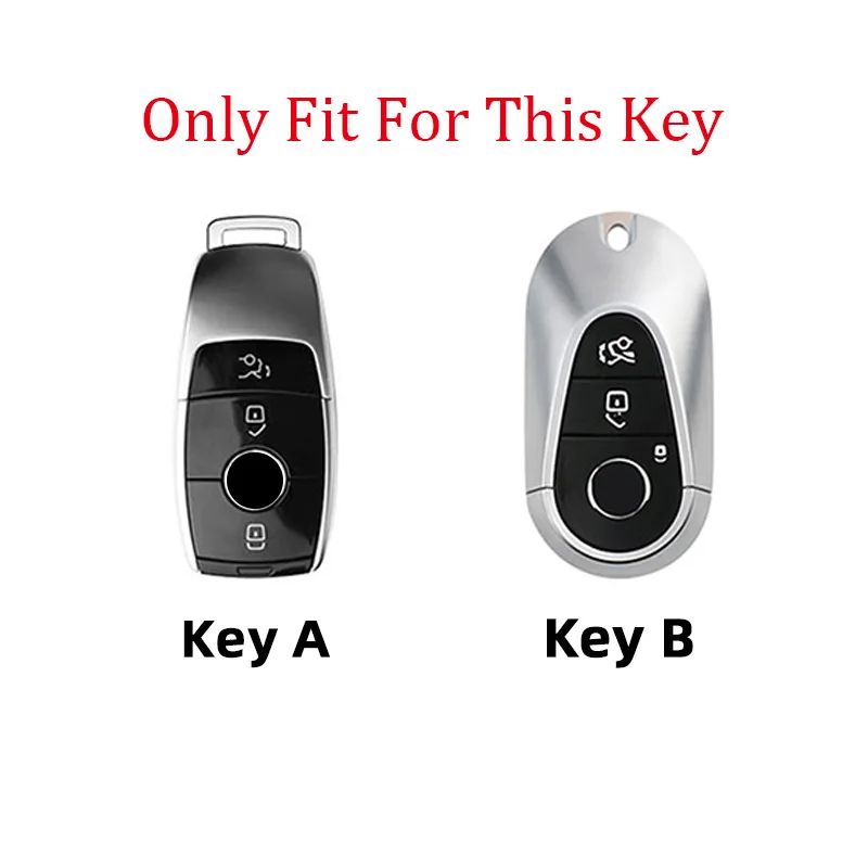 New Car Key Case Cover for Mercedes Benz E C S GLC Class E200 E400 E63 W213 S550 S560 C260 A200 Key Shell Protector