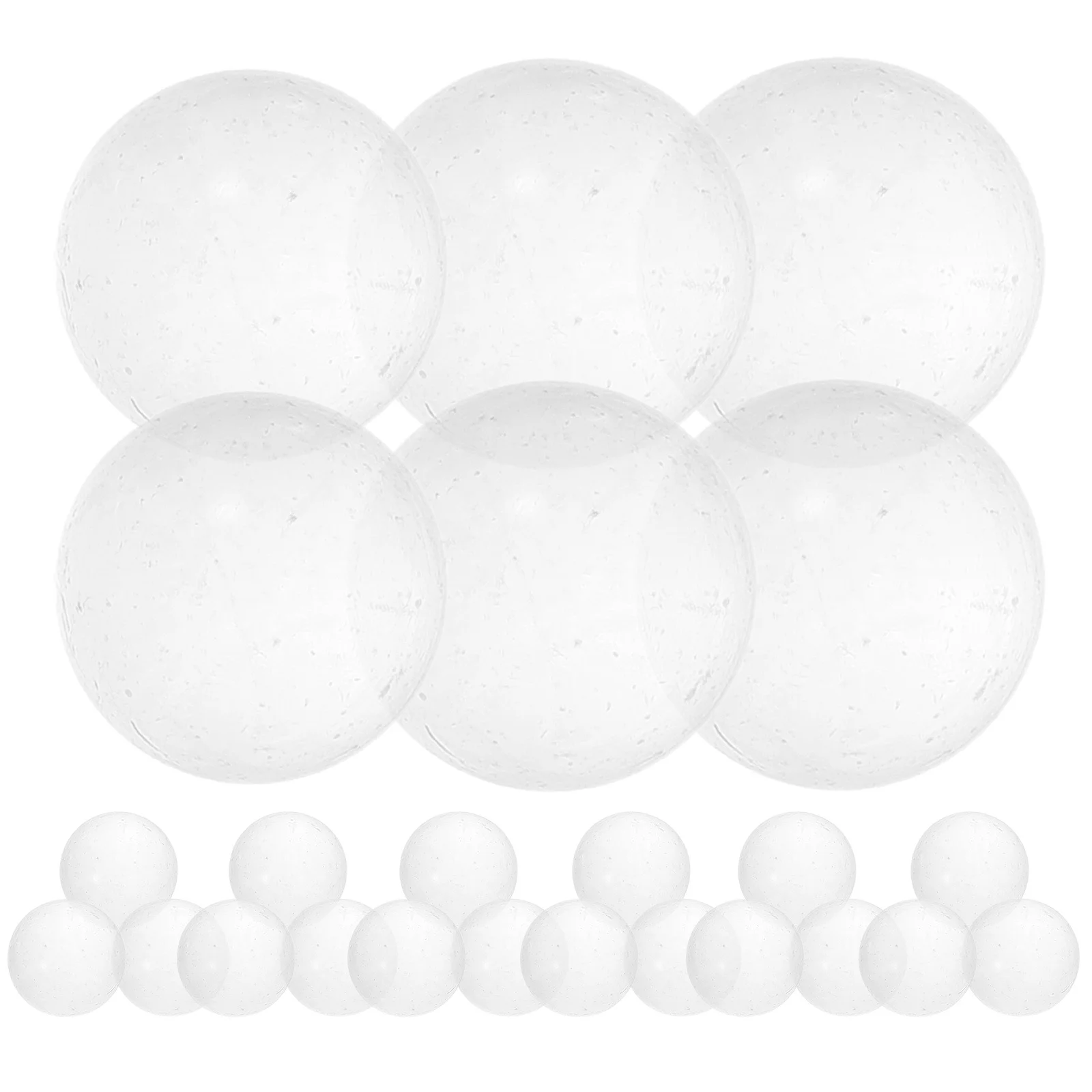 30 Stück Glasmurmeln, runde, klare Murmeln, dekorative Kugeln für Spiele, Vasenfüller, DIY-Handwerk, Hausgarten-Dekoration, kleine Glasperlen