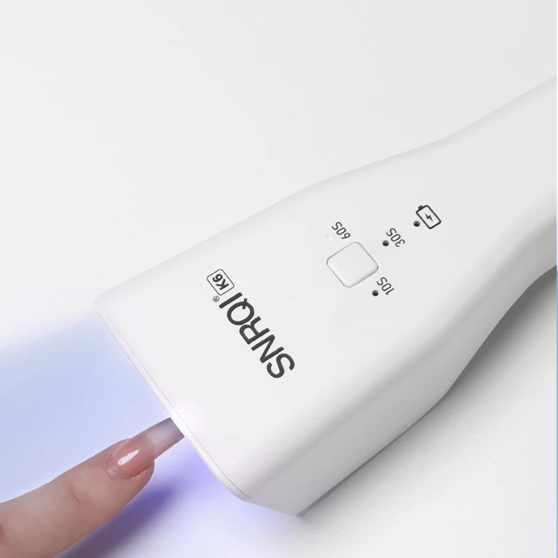 Handheld Nail Lamp UV LED Lamp for Nails Wireless Mini Nail Lamp UV Led Nail Gel Polish Dryer Portable Nail LED Lamp