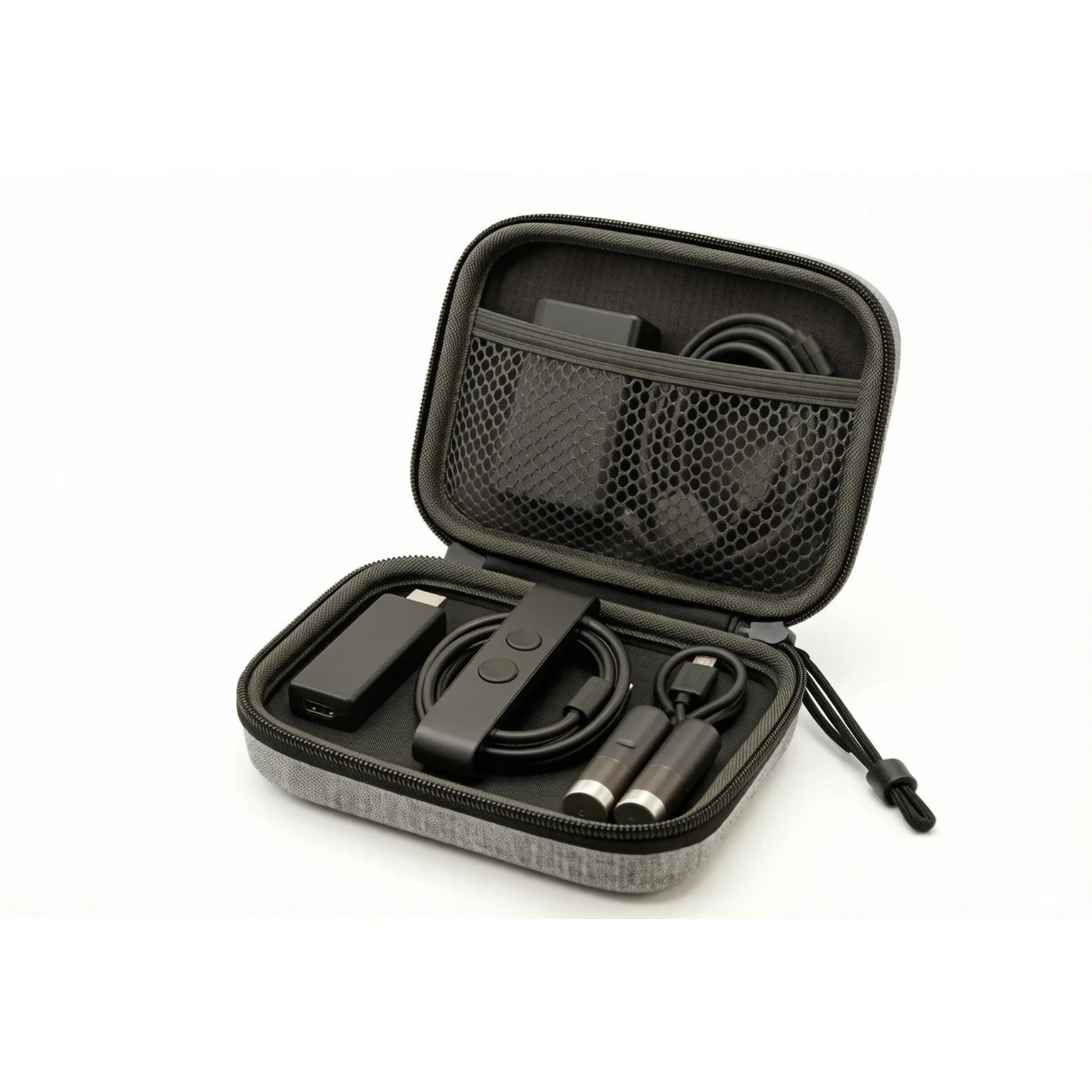 Portable Storage Bag For Roku Fire TV Stick Organizer Waterproof Shockproof with HDMI Cable Charger Earphones Carabiner Hook - view 5
