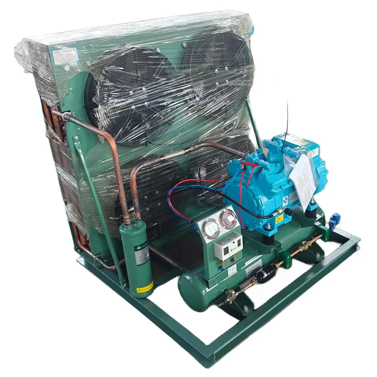 Energy Saving 6hp Condensing Refrigerator Unit Automatic Cold Room Freezer Compressor Competitive Price for Hotels Focused Motor