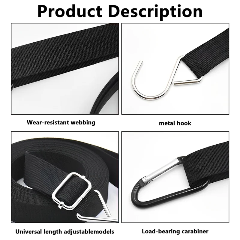 

Discount-2Pcs Nylon Auto Cover Windproof Strap Adjustable Car Cover Secure Protector Rope