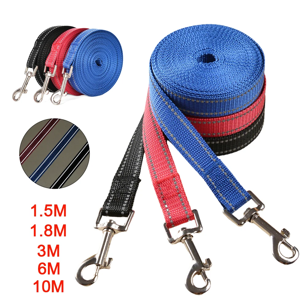 Reflective Nylon Dog Leash For Walking And Training Small Dogs_voghion.com