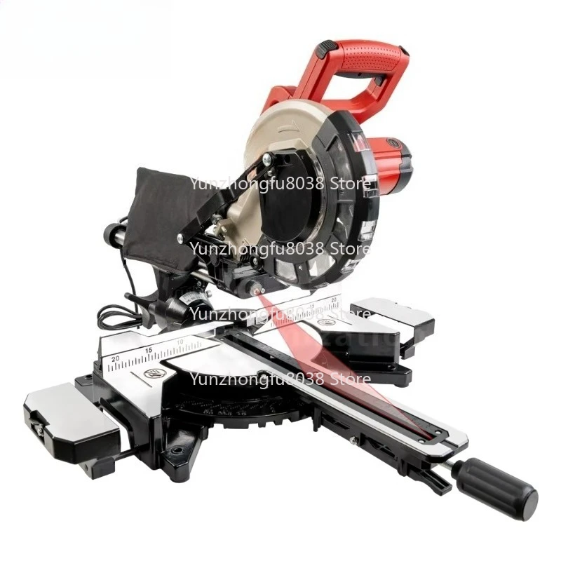 210Mm 1700-watt Industrial-grade 8-inch Miter Saw Power Composite Sliding Tool for Woodworking Professionals and Brick Saws