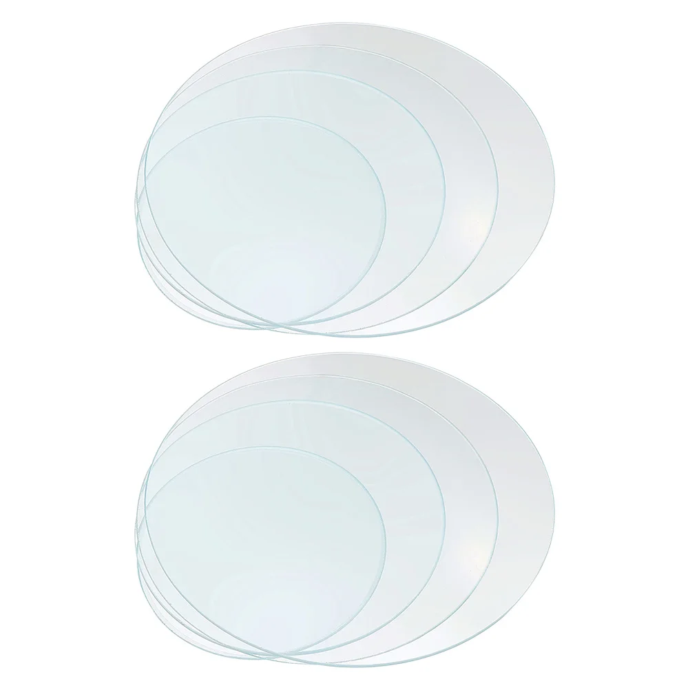 Verre de montre rond de laboratoire, 8 pièces, Durable, multifonctionnel, pour laboratoire scolaire, fourniture d'expérimentation chimique, verre de montre rond