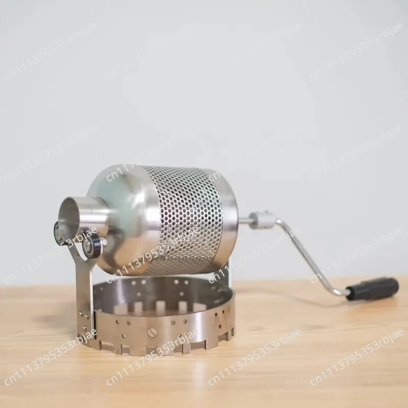 Semi-straight fire Japanese-style household hand-cranked coffee bean roaster Coffee hand-net hand-cranked bean roaster