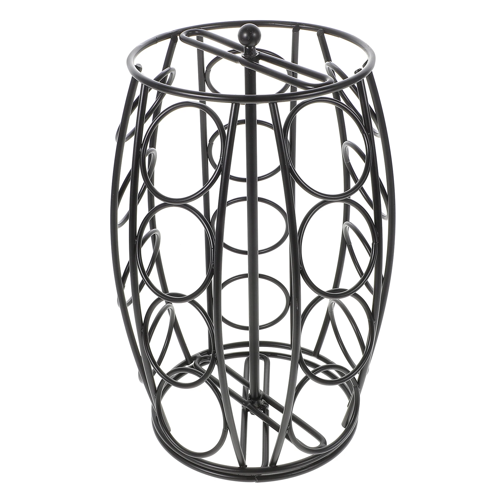 

Sturdy Iron Storage Rack Capsules Holder Coffee Bar Organizer Multi-Hole Metal Rack For Home Kitchen Office Coffee Bar Iron