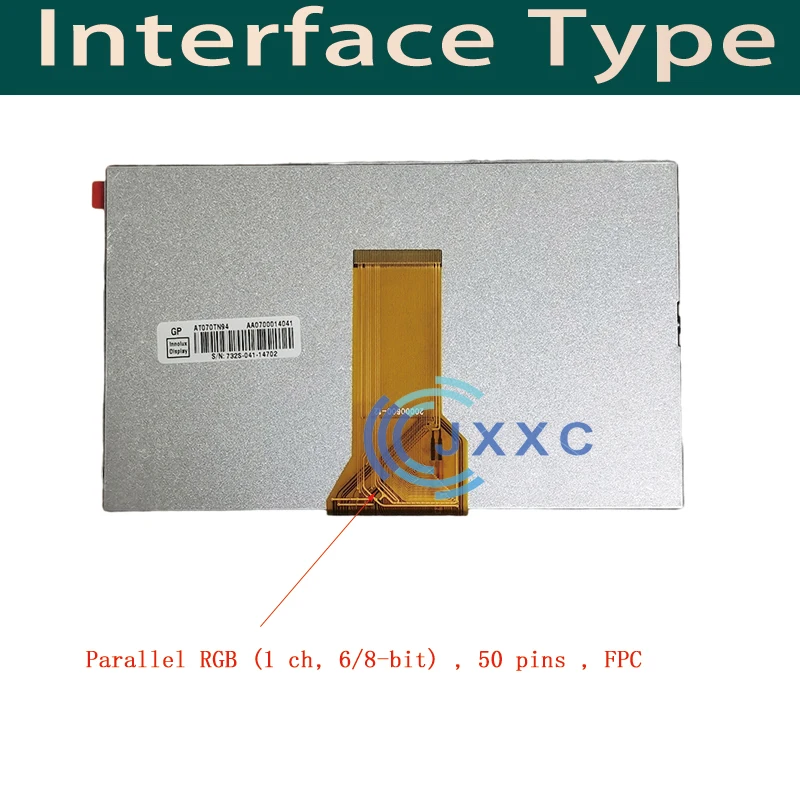 Innolux 7 polegadas AT070TN92 AT070TN94 display 800*480 adequado para tablet computador carro DVD pode ser equipado com toque