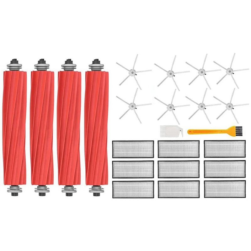 ملحقات مكنسة كهربائية روبوت ، مجموعة قطع غيار ، فرشاة رئيسية ، فرشاة جانبية للفلتر ، شاومى سكس 7 ، روبوروك S7 ، T7