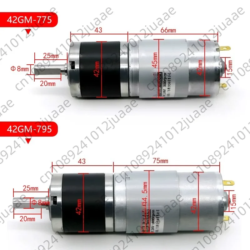 Photovoltaic Panel Cleaning Manipulation Diameter 42mm Geared Motor 24V Cleaning Brush Solar Panel Large Torque Speed Adjustable view 5