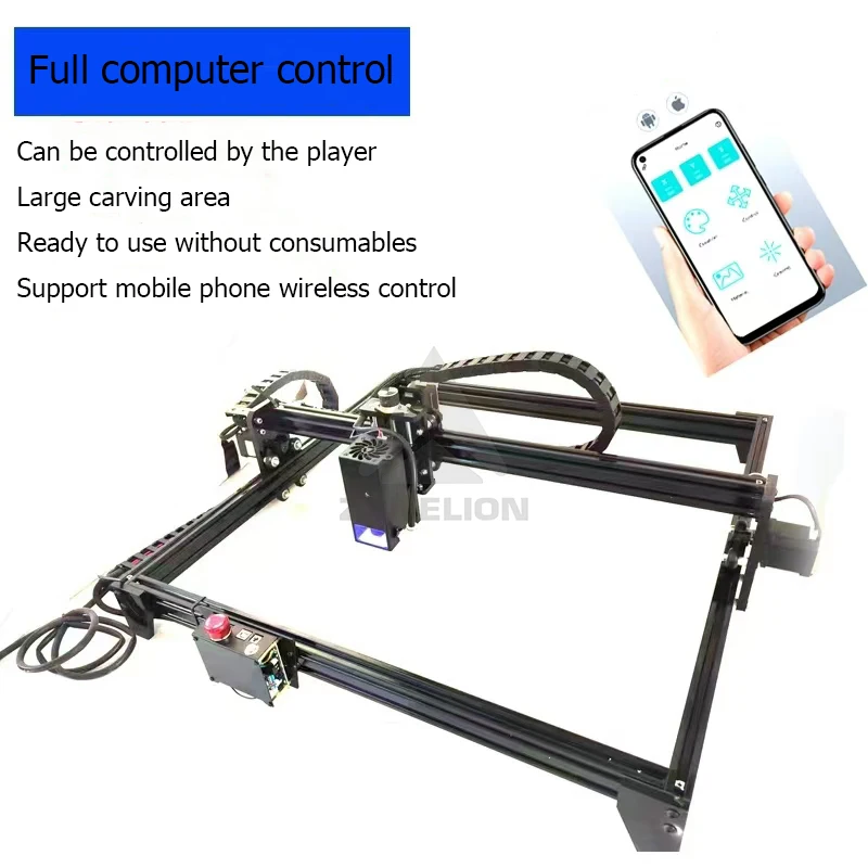 NEJE 3 ماكس V2 N40630 الليزر حفارة CNC راوتر سطح المكتب اللاسلكية القاطع قطع آلة الحفر GRBL التحكم اللاسلكي لتقوم بها بنفسك الخشب #3