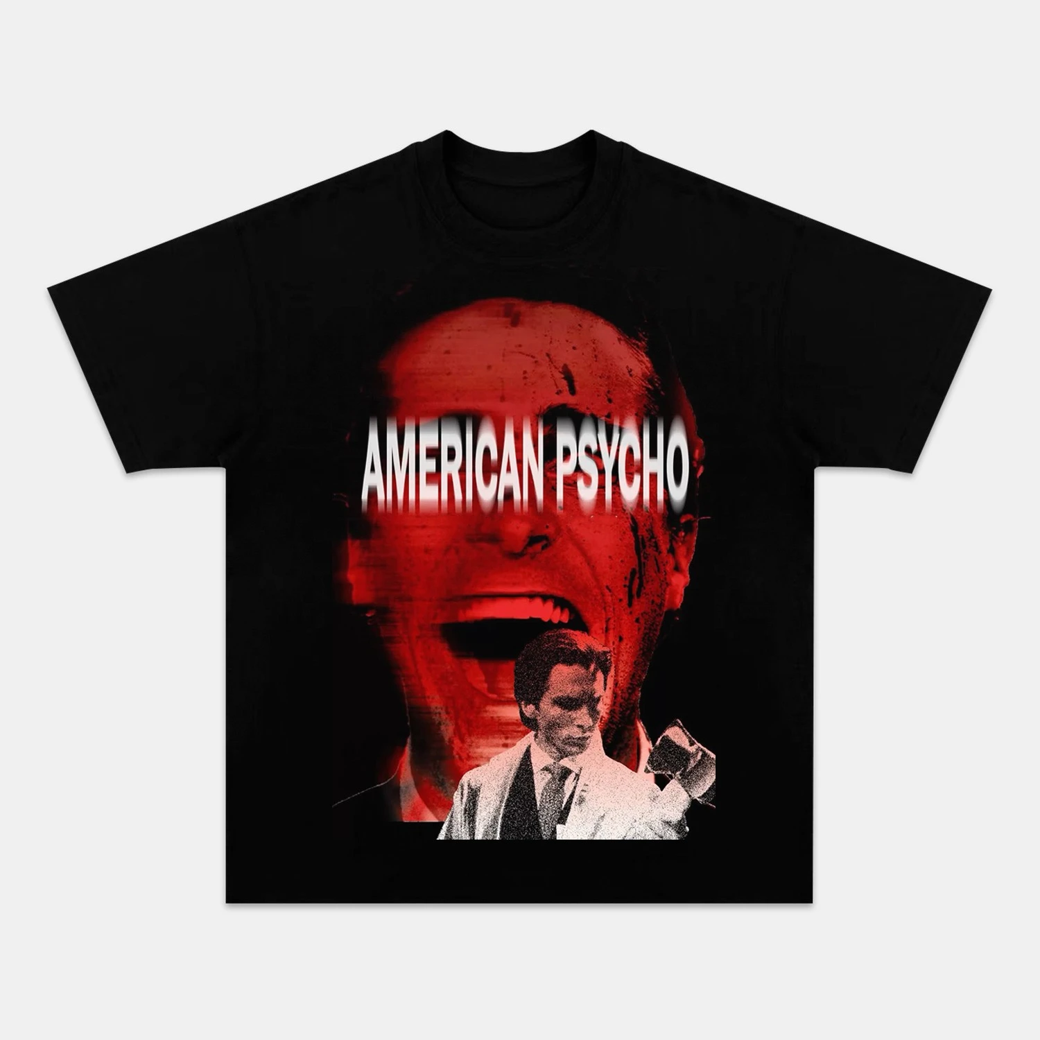 American Psycho Patrick Bateman Graphic T-Shirt Men Women Cult Horror Movie Casual Cotton Streetwear Short Sleeve Fans Top