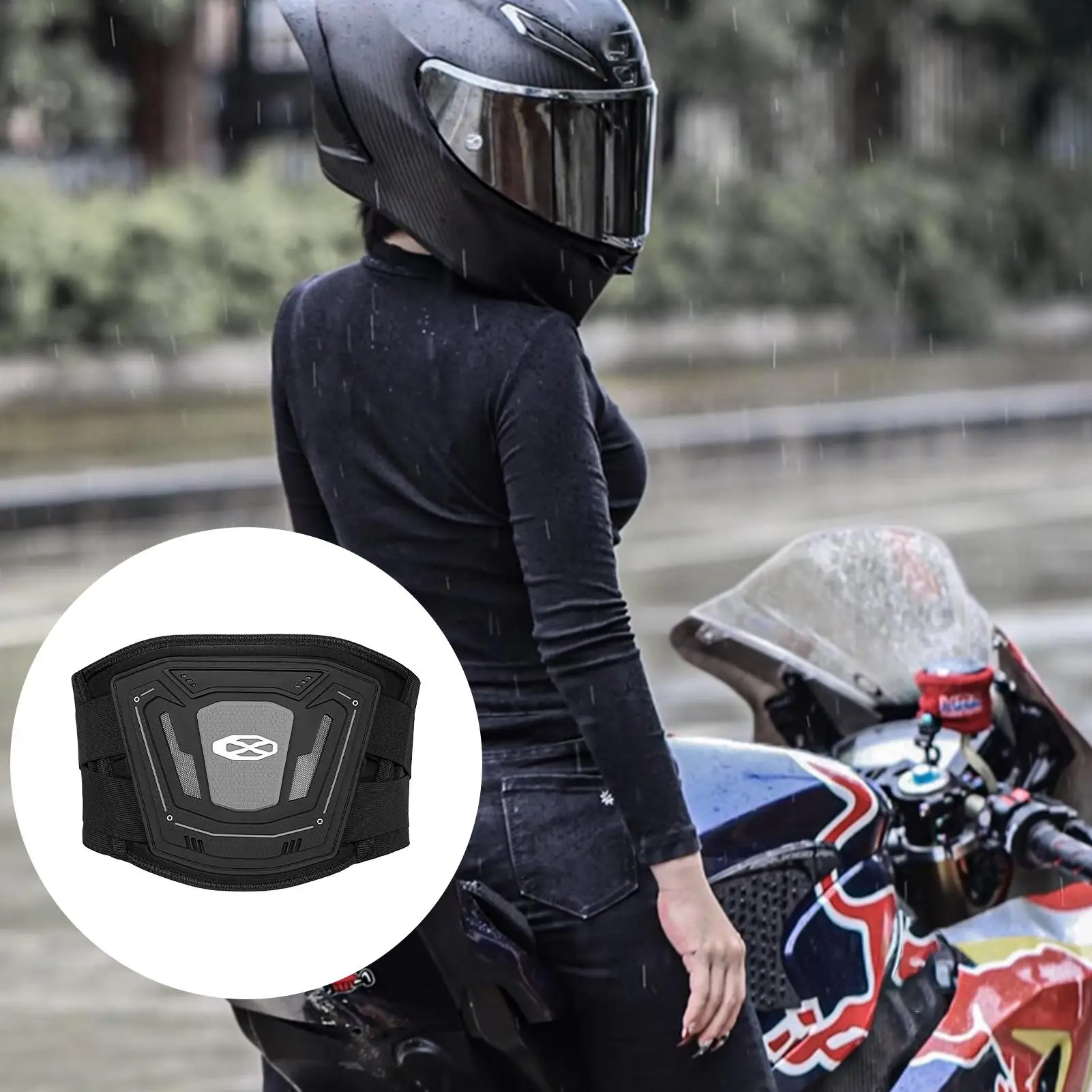 حزام دعم قطني عاكس قابل للتعديل دراجة نارية الخصر حماية والعتاد لتشغيل المنزل الصالة الرياضية التزلج الرياضة ركوب الدراجات