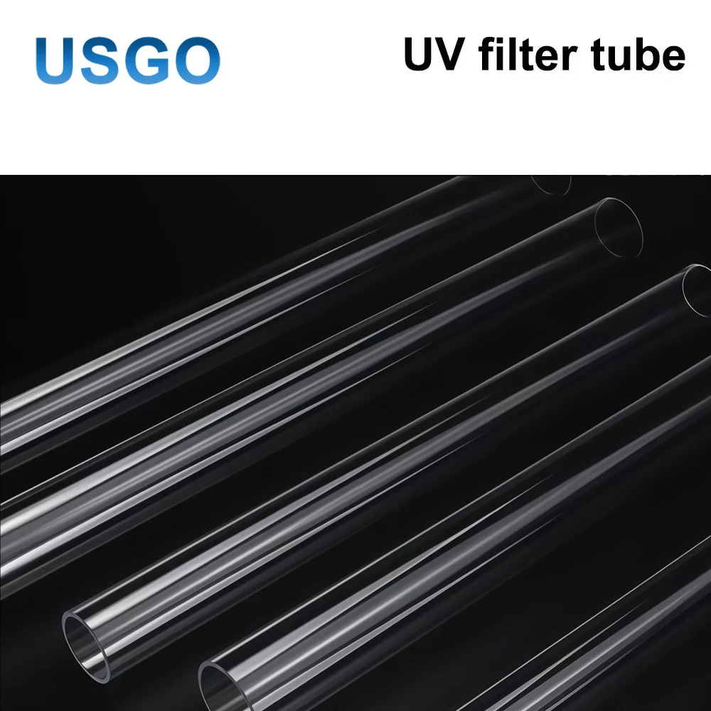 USGO UV Filter Crystal Glass Tube Guide Laser Cavity Lamp Filter Tube for YAG Laser Welding Cutting Machine