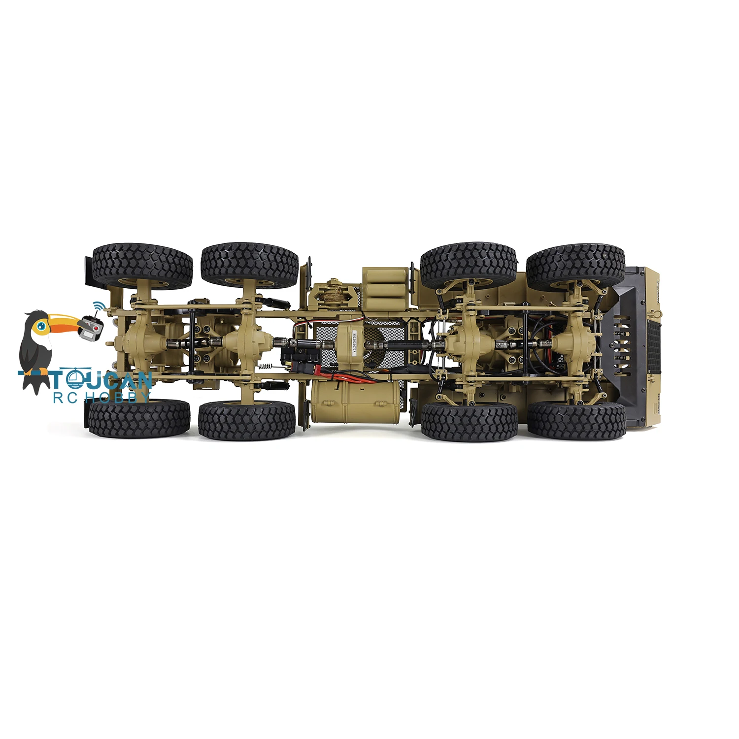 1/12 8x8 RC US รถบรรทุกทหาร HG-P802 4 เพลารีโมทคอนโทรล Army รถรุ่นประสิทธิภาพสูงกองทัพรถรุ่น