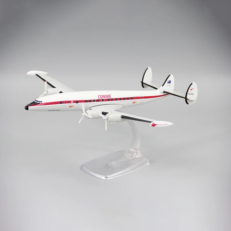

New 1:125 Scale QANTAS CONNIE Lockheed L-1049 Airlines ABS Plastic Airplane Model Aircraft Plane Model Toy Collection Display