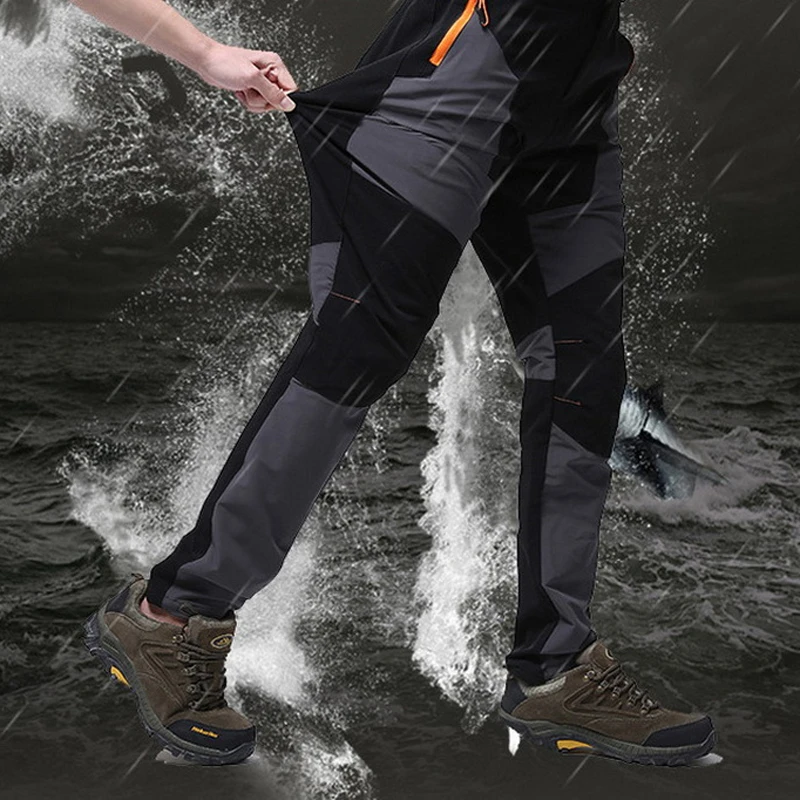 Abrigo de primavera para hombre, pantalones de Trekking, senderismo, pesca, conjunto deportivo al aire libre, chaqueta única y traje de Pantalón