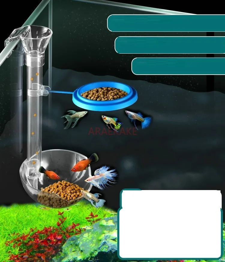 

Fish tank feeder, fish feeding device, anti pinch fish, bumper year shrimp sinking fish grain, anti drift fixed feeding fish fee
