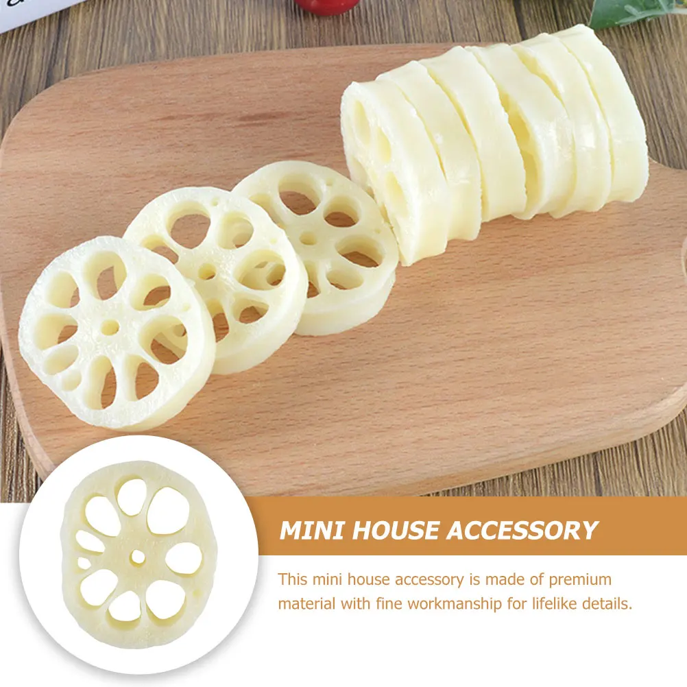 

6 Pcs Decoration Mini Lotus Realistic Miniature Toy Toys Small for Kids Artificial Child