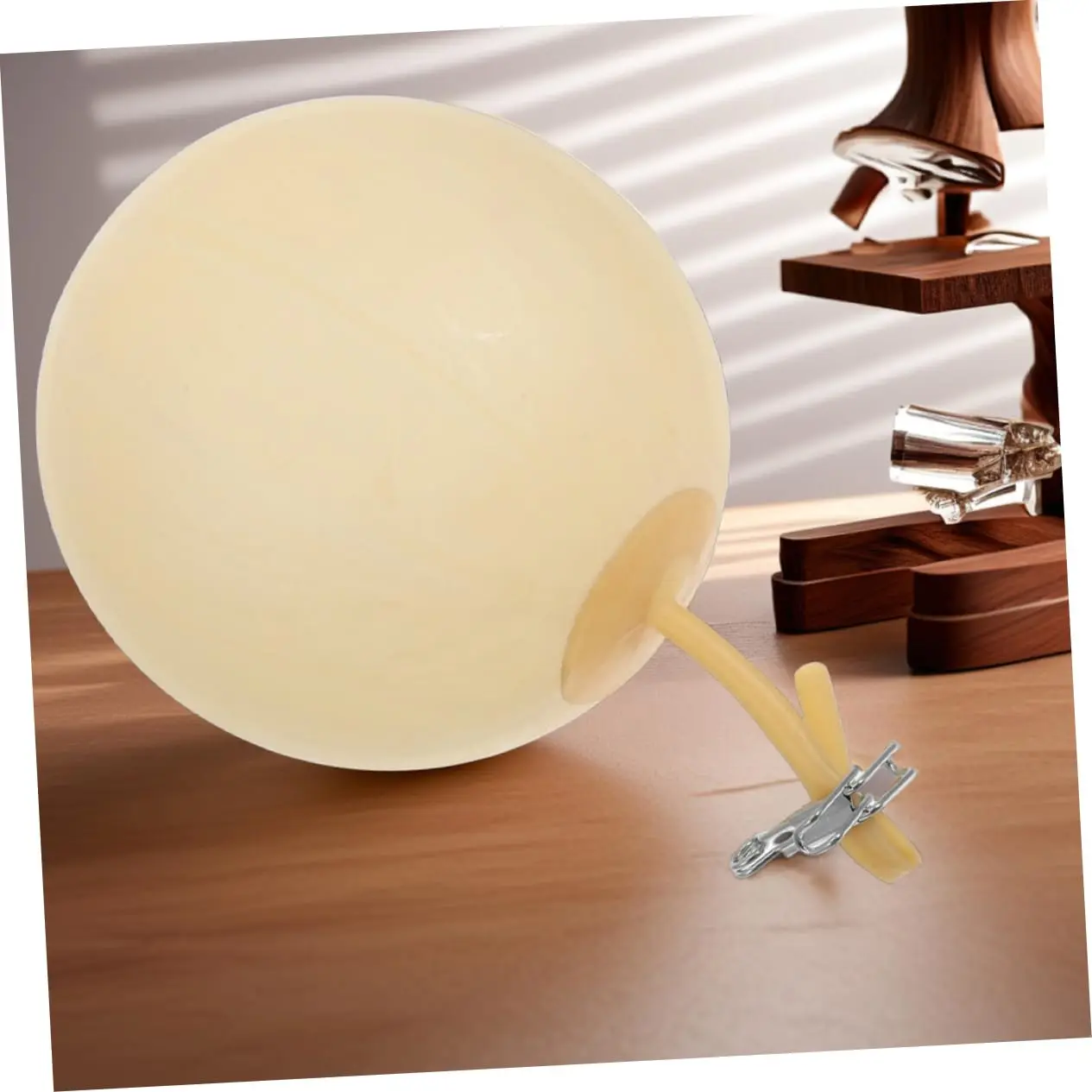Latex-Blasen-Emulsionsgummi-Laborballon für den Innenbereich, interne Ersatz-Gasprobenahme, mit 1-Clip für das Labor – Detail 5