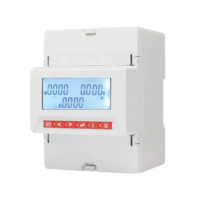 AC0-440V 5A CJ-3DDY din type 3 phase power meter with RS485 communication din multifunctional meter multifunction power meter
