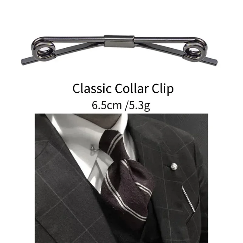 Collar Clips High-grade Men\'s Unisex Suit Shirt Accessories Gifts Classic Bar Host Wedding Business  Clip Office/career