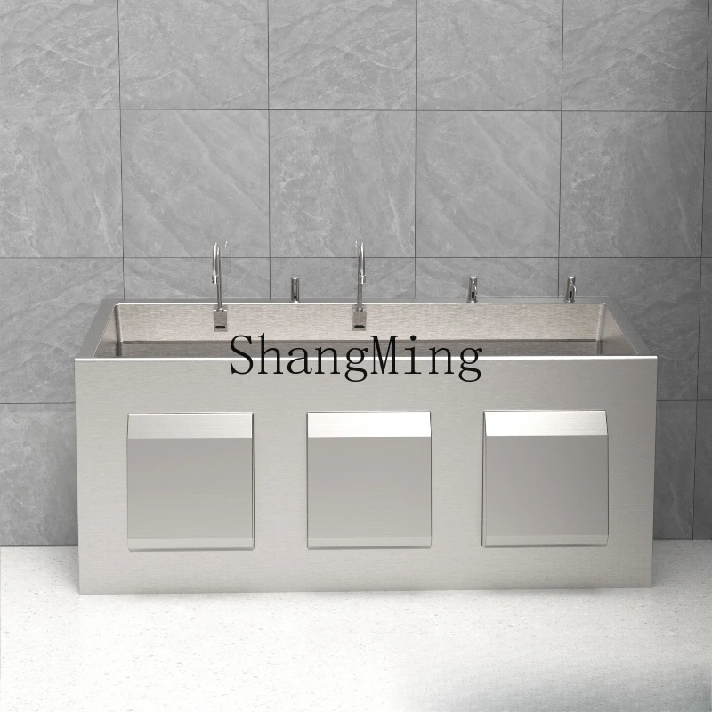 

SM stainless steel sink kitchen canteen thickened 304 stainless steel sink