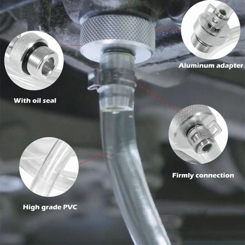 

R6FA Gear Box Oil Filling Hose set Temperature Resistant Transmission Oil Change Hose PVC Oil Filling Hose for 6262A