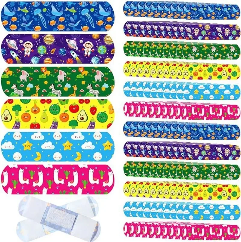 60pcs/set Cartoon Band Aid for Wound Dressing Plaster Skin Kawaii Patch First Aid Strips Tape Waterproof Adhesive Bandages