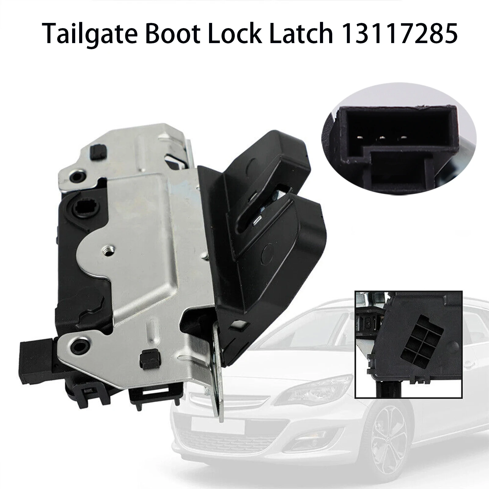 1× For Vauxhall Astra Zafira B Car Tailgate Lock Latch Catch Actuator 13188851 13188852 Truck Trunk Lid Door Exterior Accssories