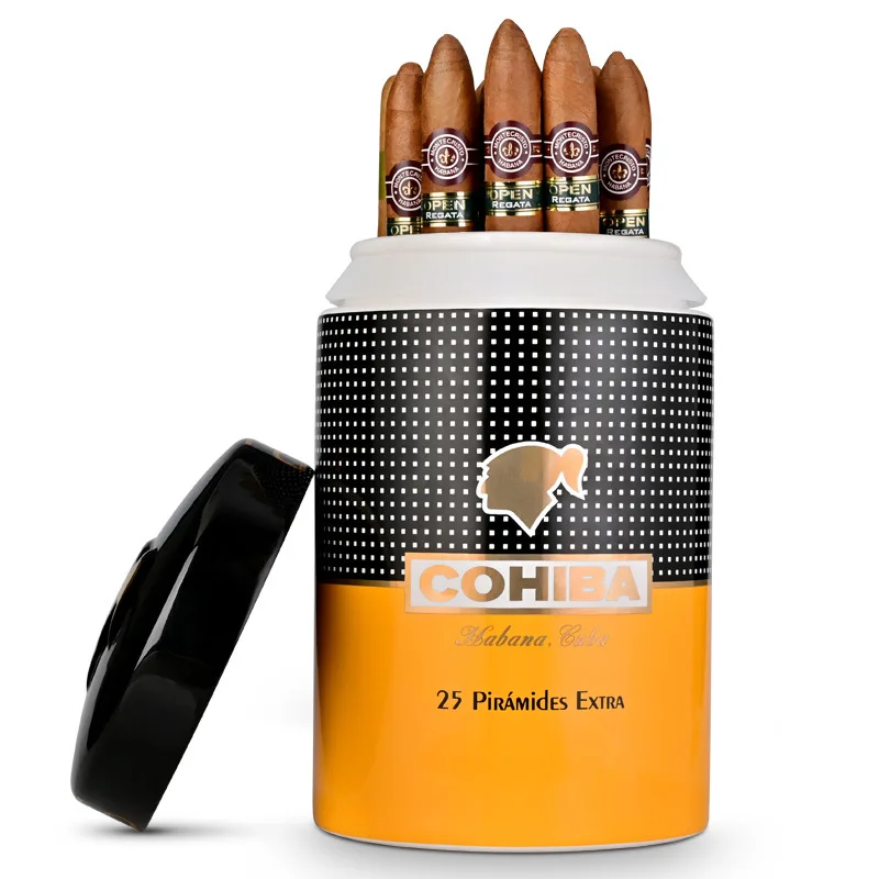 Cigar Ceramic Cartridge, Large Capacity, Sealed Storage, cigar Moisturizing Jar, Easy to Carry