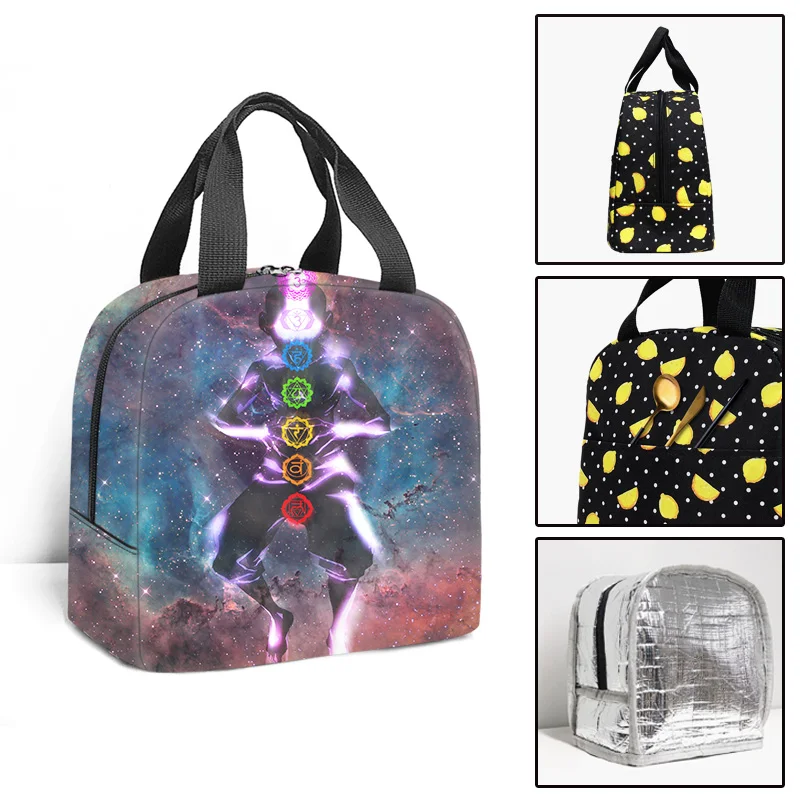 Trendy Youthful Avatar The Last Airbender 3D Insulated Portable Handbags Ice Bags Lunchbox Thermal insulation Food Lunch Bag