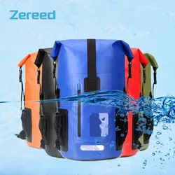 Bolsa seca impermeable de gran capacidad para exteriores, mochila de viaje deportiva para natación, río, Trekking, navegación, canoa, IPX6, 35L