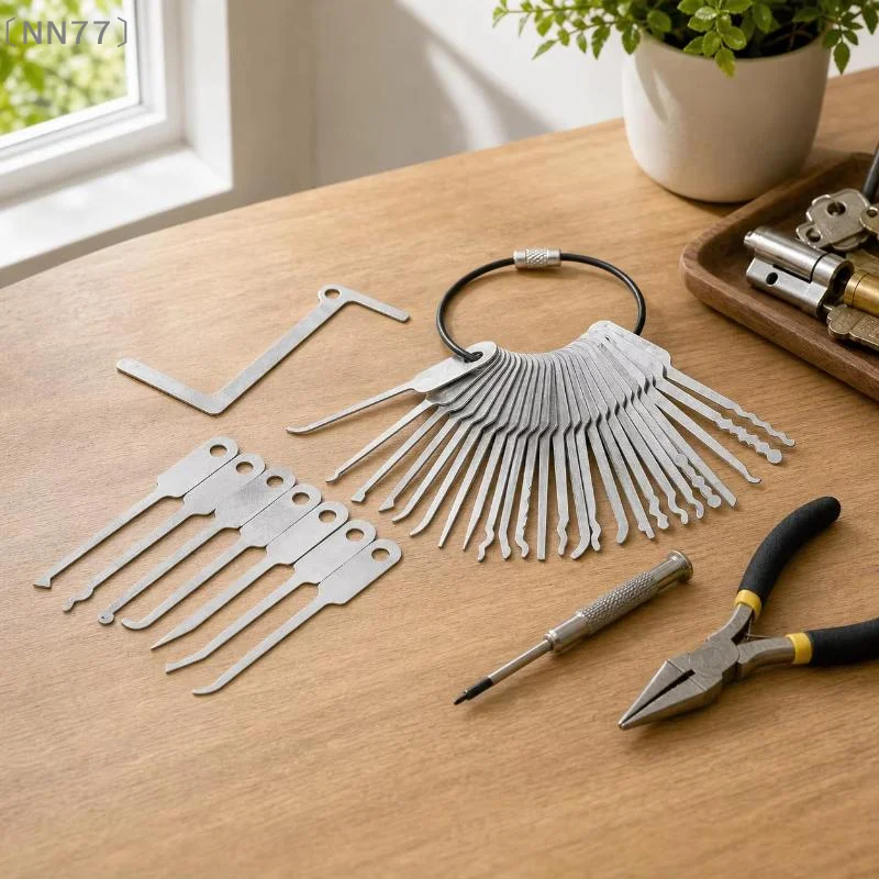 〔NN77〕21-in-1 Set Pro Tools Universal Padlock Repair Kit Portable Metal Daily Lock Maintenance〔W7〕