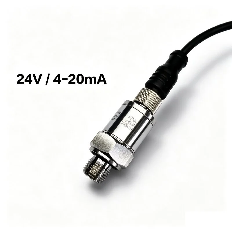 Water Oil Fuel Gas Air Pressure Transmitter G1/4 12-36V 4-20mA 0-60MPa Optional Stainless Steel Pressure Transducer Sensor