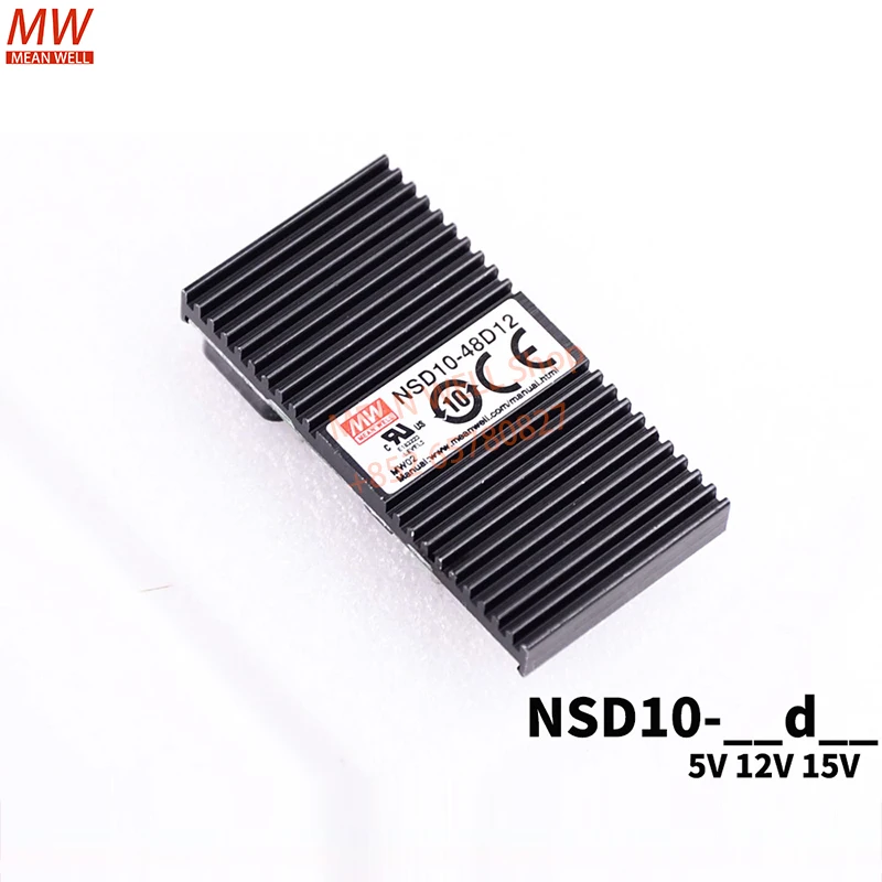 Original MEAN WELL Switching Power Supply 10W DC-DC Regulated Dual Output NSD10-12D5 NSD10-12D12 NSD10-12D15 NSD10-48D5
