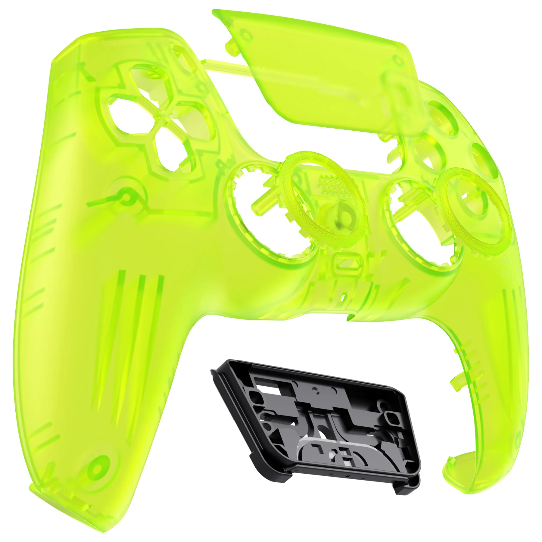 eXtremeRate LUNA Redesigned Replacement Front Shell Touchpad Compatible with ps5 Controller BDM-010/020/030/040/050