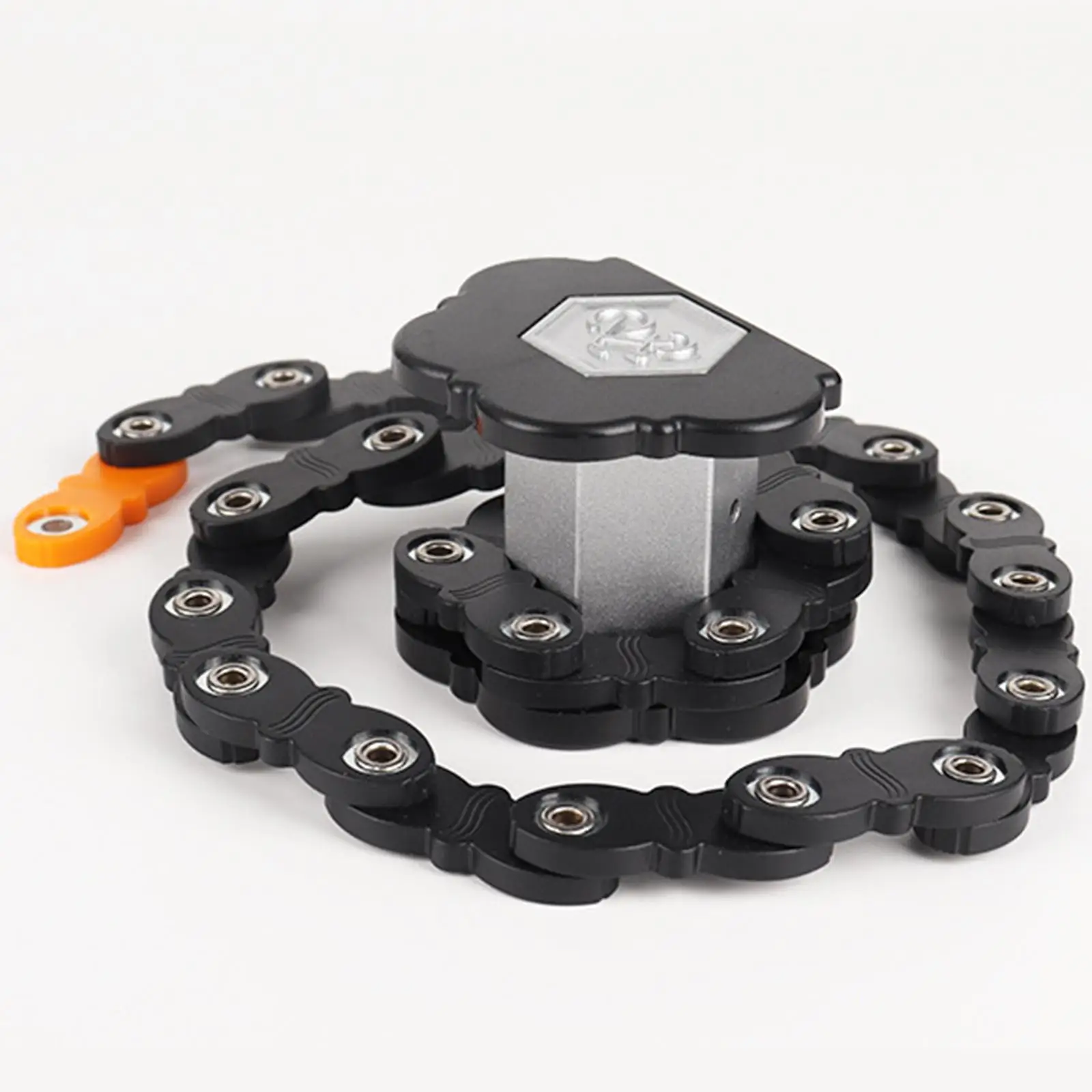 

Compact Folding Bike Lock Accessories Heavy Duty Strong Alloy Steel Supplies