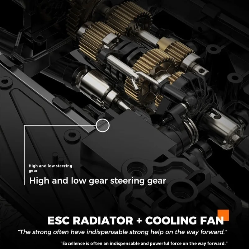 RC CAR 104010 1/10 Professional 2.4G Off Road 4WD Remote Control Cars With Light Large Electric Climbing For Adult Child Gift