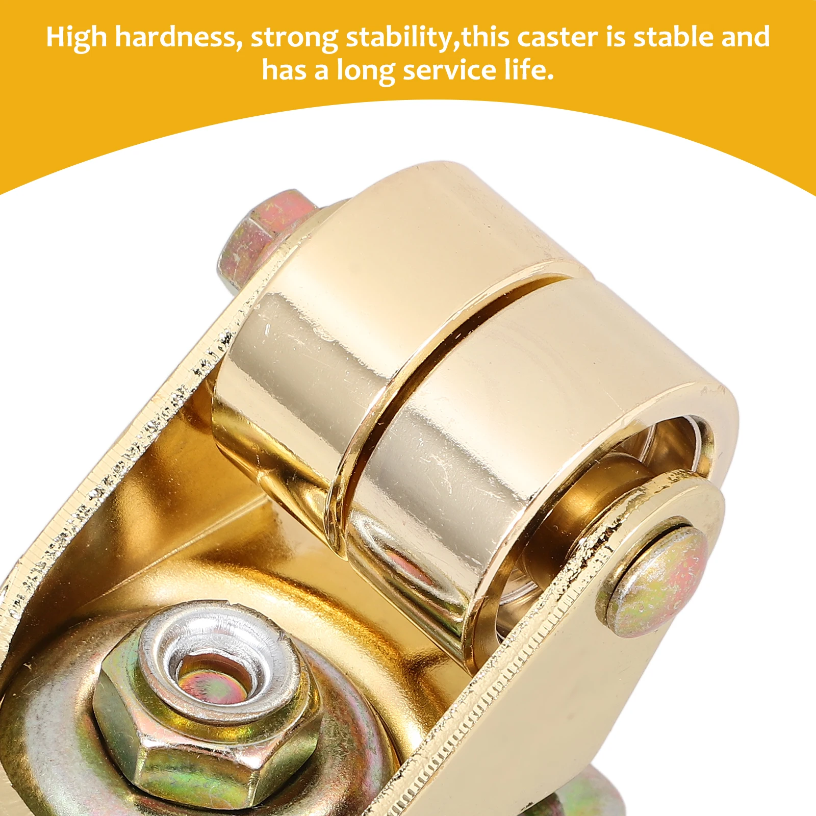 

Piano Metal Casters Rollers Wheels Parts Iron Small for Golden Replacement Accessory