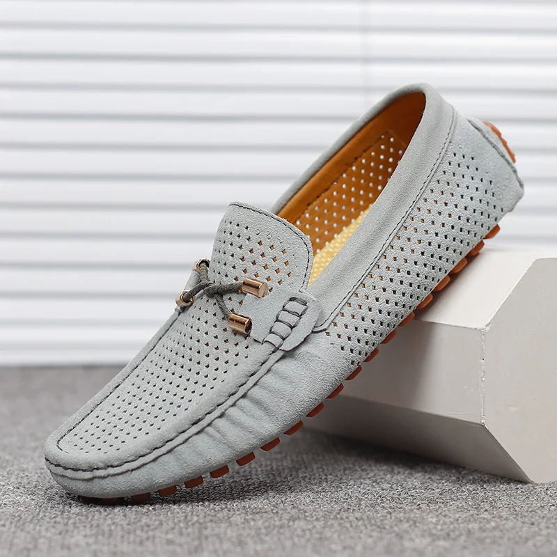 Fashion Suede Mens Casual Shoe - Suede Loafers Men บทวิจารณ์และราคา