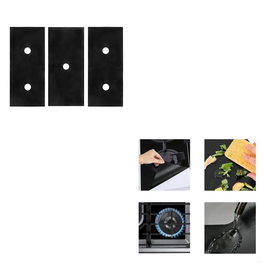 

Reusable Stove Top Covers Heat Resistant Stove Liners Stove Burners Covers B95B