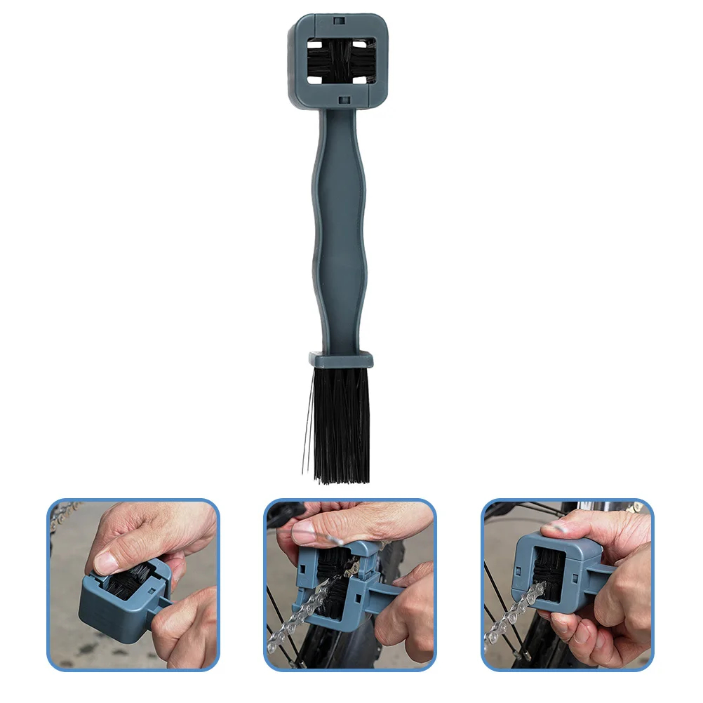 

Compact Bike Cleaner Reusable Motorcycle Brush Portable Chain Cleaning Tool Durable Abs Material Small Lightweight For Bicycle