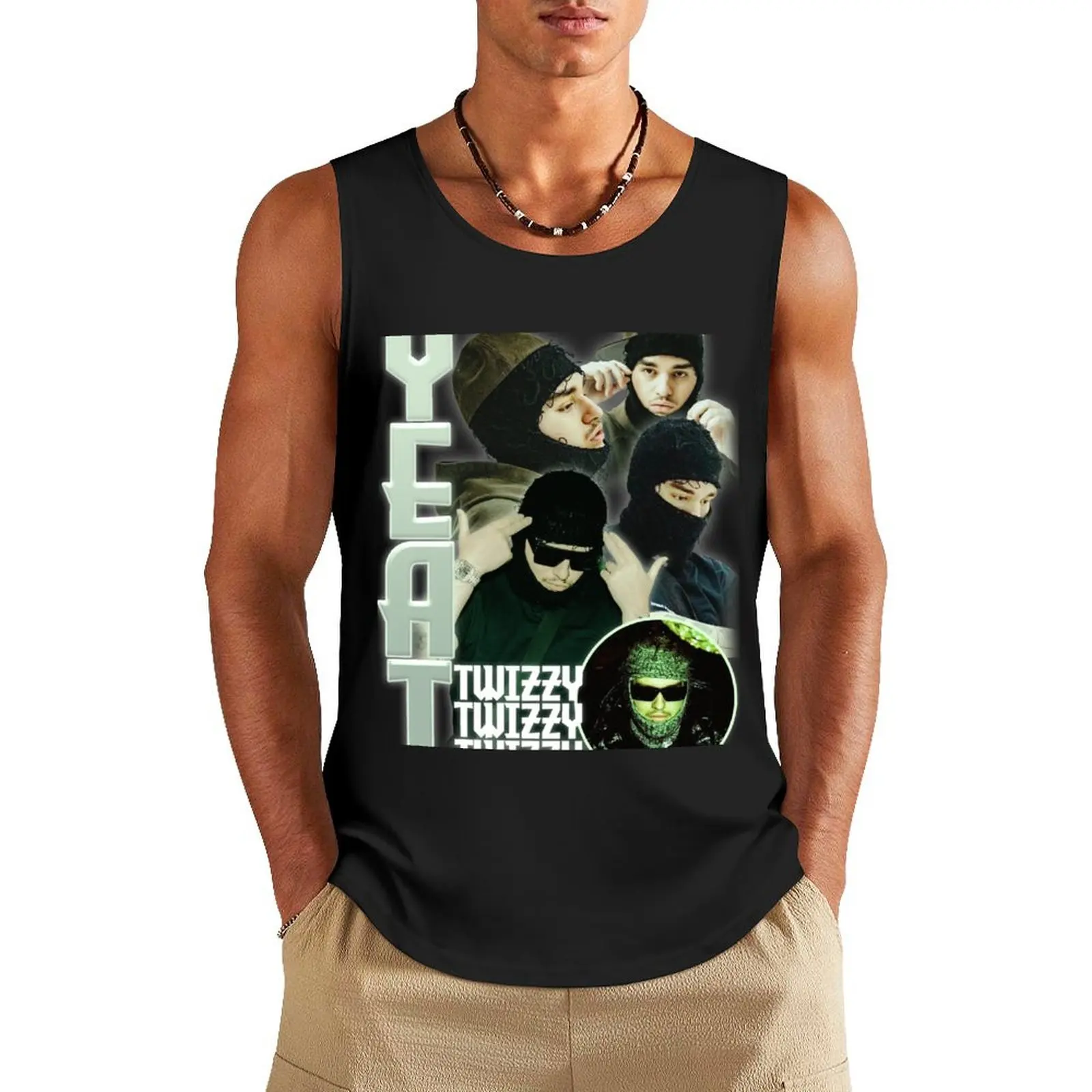 TWIZZY Tank Top men clothing Vest for boy Men's tops gym t shirt men