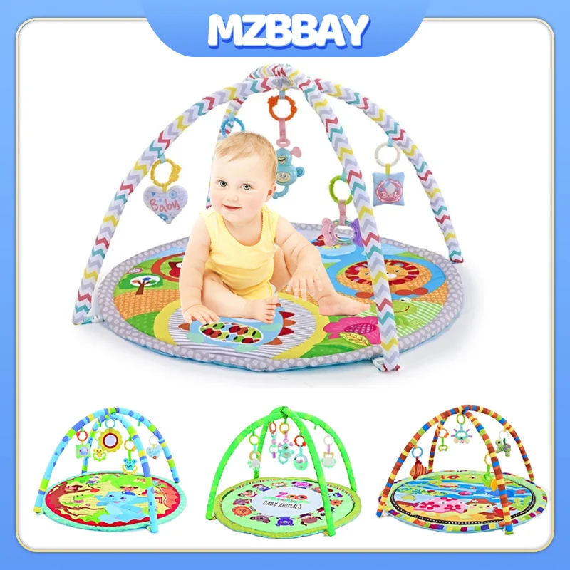 ベビーフィットネスフレームクロール多機能早期教育フェンスプレイクロールマット幼児プレイラグおなかタイムアクティビティパッドおもちゃ