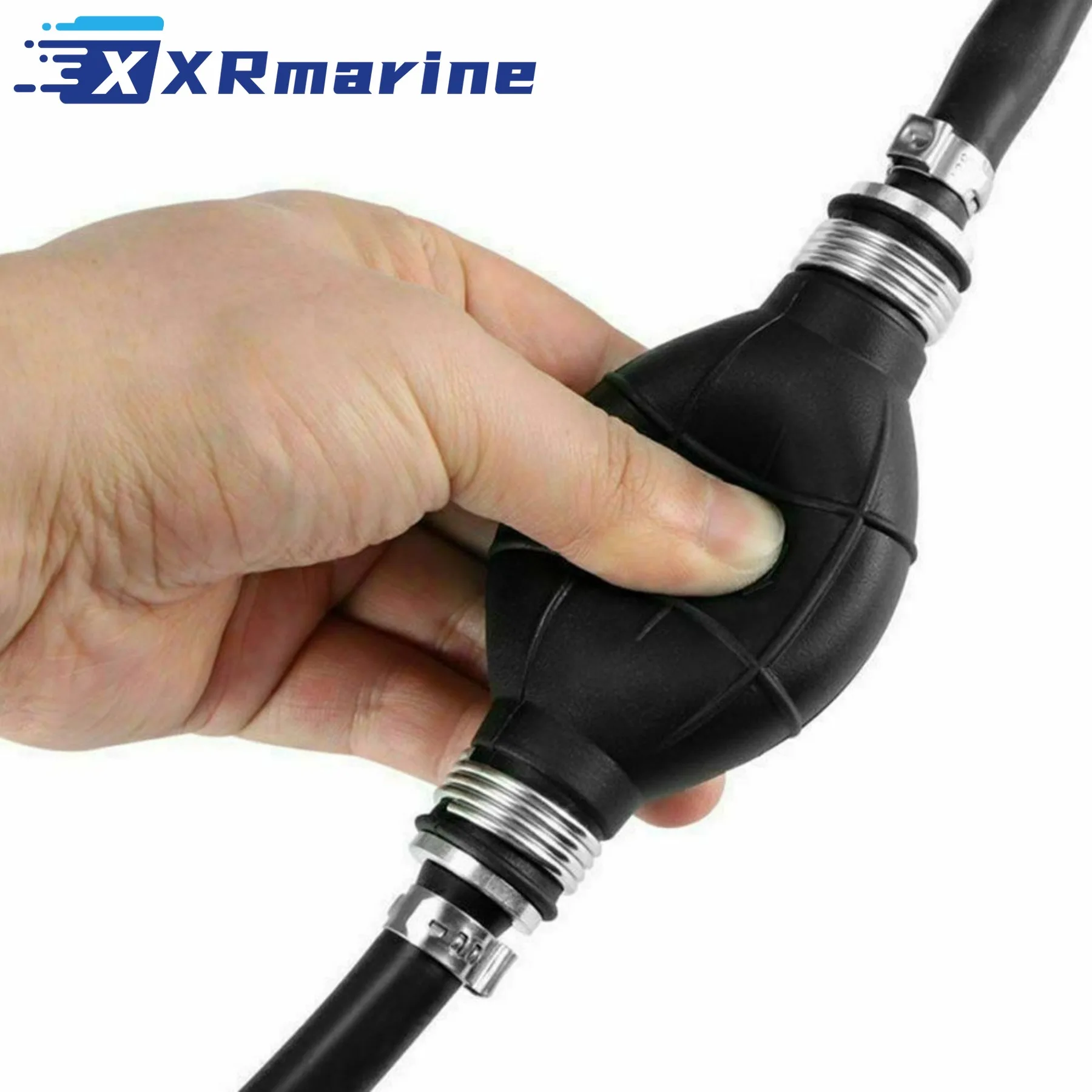 6YL-24306 5/16 " Outboard Boat Motor Fuel Line Hose with Primer Bulb and Connectors 6Y1-24306 for Yamaha image 4