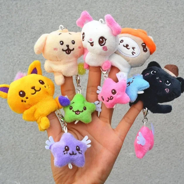 

Kpop Yushi Riku Sion Plush Keyring Kawaii Aniamls Ryo Jaehee Stuffed Keychains Bag Key Decor Fans Birthday Gifts