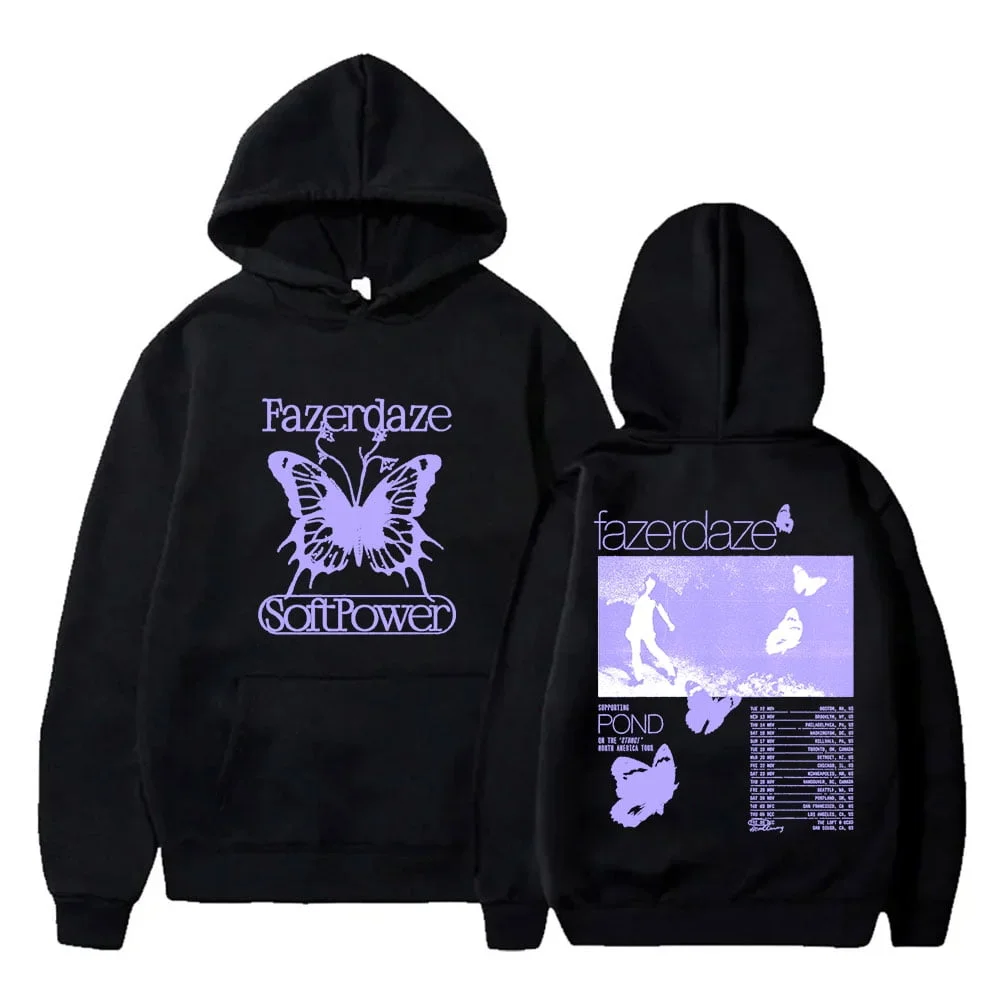 

Fazerdaze Hoodie Soft Power Tour Merch for Men and Women Long Sleeve Hooded Sweatshirts